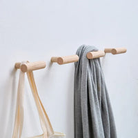 Patère Bois <br> Claire Design Arrondi