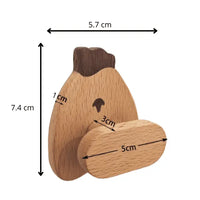 Patère Enfant <br> Poule en Bois Patere-Design.com