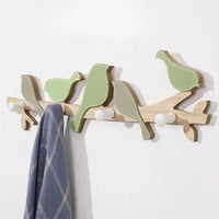 Patère Enfant <br> Des Oiseaux sur une Branche Patere-Design.com
