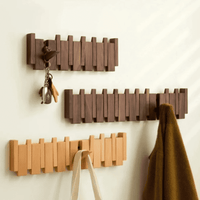 Patère Design <br> Escamotable en Bois