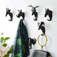 Patère Murale Animaux Tête de Bélier géométrique