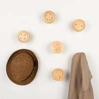 Patere Bois Bouton