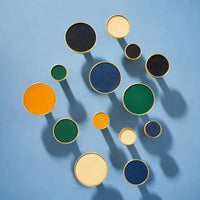 Patere Design Laiton et Cuir