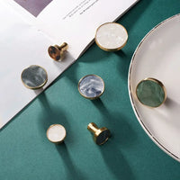 Patère Design <br>Ronde Laiton et Résine Epoxy Patere-Design.com