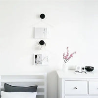 Porte-manteau Design Ronde Noir
