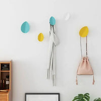 Porte Manteau Design Feuille en Metal Coloree
