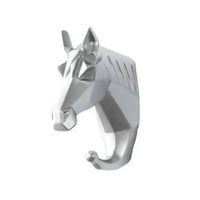 Patère Animaux Tête de Cheval Géométrique