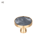 Patère Design <br>Ronde Laiton et Résine Epoxy