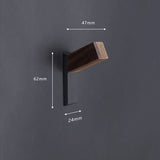 Patère Design <br> Colorée en Métal et Bois
