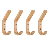 Patere Bois Cintre - lot de 4