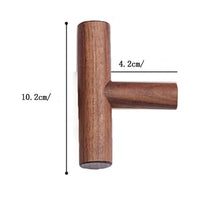 Patère Bois <br> Foncé Design Arrondi