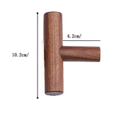 Patère Bois <br> Foncé Design Arrondi