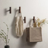 Patère Bois <br> Foncé Design Arrondi