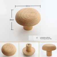 Patère Bois <br> Naturel Design Teinte Chêne Clair (Lot de 4)