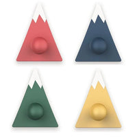 Patère Enfant <br> Montagne Adhésive (lot de 4)