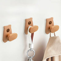 Patère Enfant <br> Ours en Bois