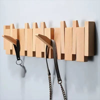 Patère Design <br> Escamotable en Bois