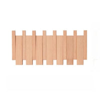 Patère Design <br> Escamotable en Bois
