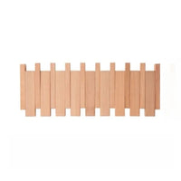 Patère Design <br> Escamotable en Bois