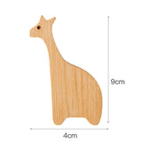 Patère Enfant <br>Animaux Bois Clair