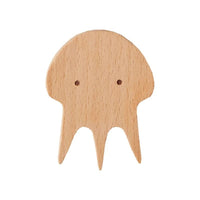 Patère Enfant <br>Animaux Bois Clair