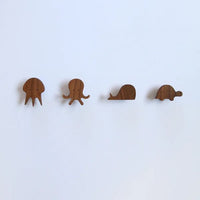 Patère Enfant <br>Animaux de l'Océan (Lot de 4)