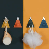 Patère Enfant <br> Montagne Adhésive (lot de 4)