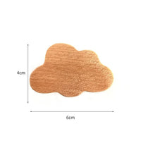 Patère Enfant <br> Nuage en Bois