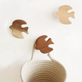 Patère Enfant <br> Oiseaux en Bois
