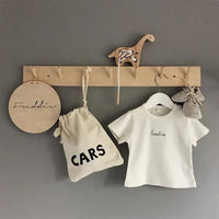 Patère Enfant <br> Bois 7 crochets