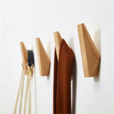 Patère Bois <br> Forme Géométrique (lot de 4)