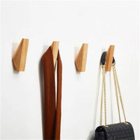 Patère Bois <br> Forme Géométrique (lot de 4)