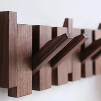 Patère Design <br> Escamotable en Bois