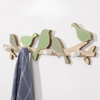 Patère Enfant <br> Des Oiseaux sur une Branche