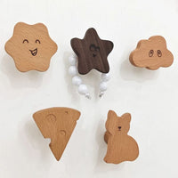 Patère Enfant <br> Etoile de Mer en Bois