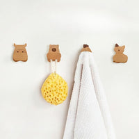 Patère Enfant <br> Taureau en Bois
