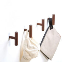 Patère Bois <br> Foncé Design Arrondi