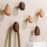 Patère Bois <br> Naturel Design Teinte Chêne Clair (Lot de 4)