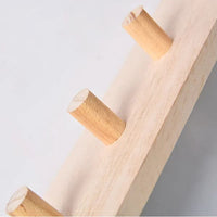 Patère Enfant <br> Bois 7 crochets