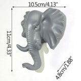 Patere Animaux - Tete Animaux Elephant Gris