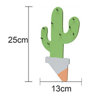 Patere Bois Cactus - Dimension