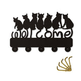 Porte manteau Animaux Welcome et des Chats 